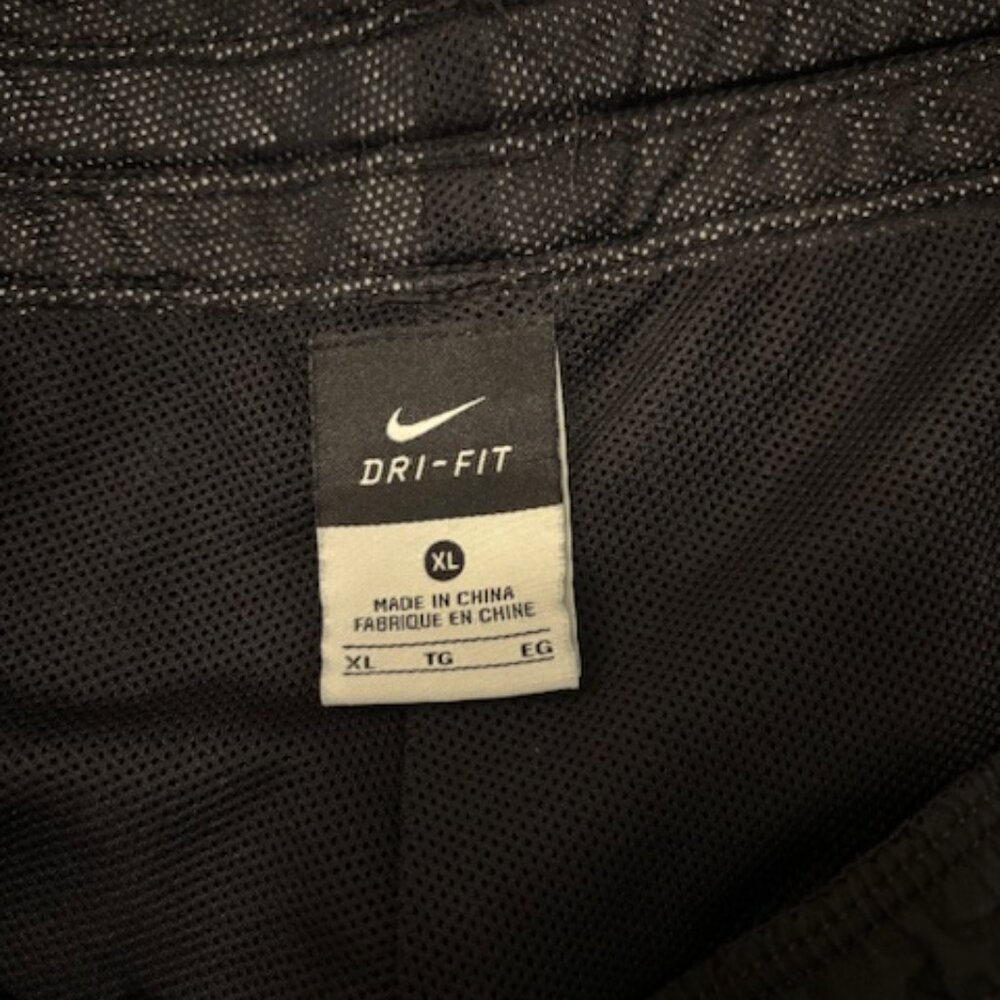 Nike Dri-Fit Men's Black Track Pants Hi Rise EUC XL - Picture 6 of 6